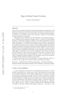 Eigen Artificial Neural Networks