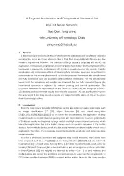 A Targeted Acceleration and Compression Framework for Low bit Neural
  Networks