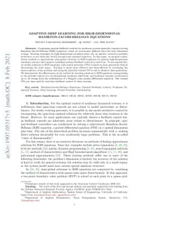 Adaptive Deep Learning for High-Dimensional Hamilton-Jacobi-Bellman
  Equations