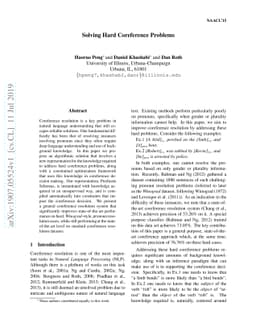 Solving Hard Coreference Problems