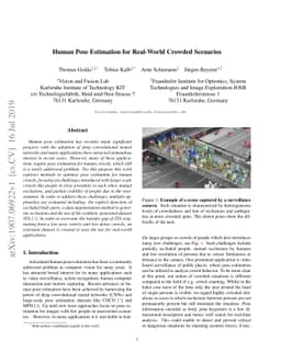 Human Pose Estimation for Real-World Crowded Scenarios