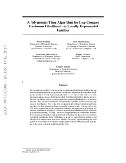 A Polynomial Time Algorithm for Log-Concave Maximum Likelihood via
  Locally Exponential Families