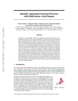Spatially Aggregated Gaussian Processes with Multivariate Areal Outputs