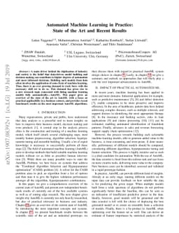 Automated Machine Learning in Practice: State of the Art and Recent
  Results