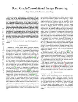 Deep Graph-Convolutional Image Denoising