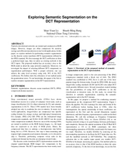 Exploring Semantic Segmentation on the DCT Representation