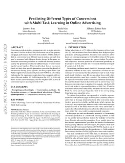 Predicting Different Types of Conversions with Multi-Task Learning in
  Online Advertising