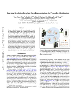 Learning Resolution-Invariant Deep Representations for Person
  Re-Identification