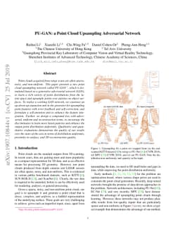 PU-GAN: a Point Cloud Upsampling Adversarial Network