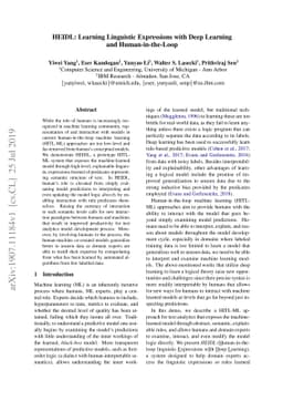 HEIDL: Learning Linguistic Expressions with Deep Learning and
  Human-in-the-Loop