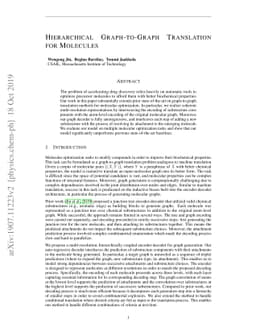 Hierarchical Graph-to-Graph Translation for Molecules