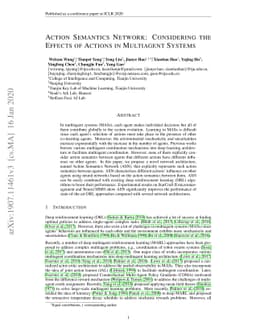 Action Semantics Network: Considering the Effects of Actions in
  Multiagent Systems