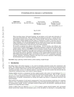 Cooperative image captioning