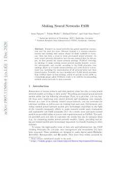 Making Neural Networks FAIR