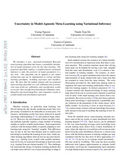 Uncertainty in Model-Agnostic Meta-Learning using Variational Inference