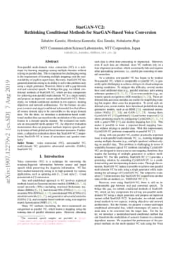 StarGAN-VC2: Rethinking Conditional Methods for StarGAN-Based Voice
  Conversion