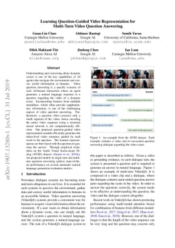 Learning Question-Guided Video Representation for Multi-Turn Video
  Question Answering
