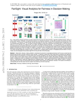 FairSight: Visual Analytics for Fairness in Decision Making