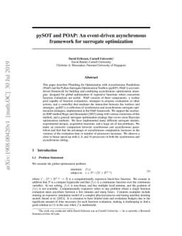 pySOT and POAP: An event-driven asynchronous framework for surrogate
  optimization