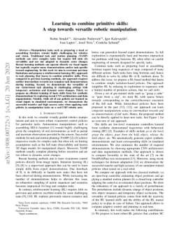 Learning to combine primitive skills: A step towards versatile robotic
  manipulation