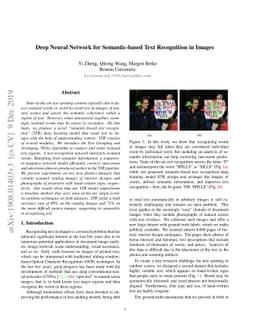 Deep Neural Network for Semantic-based Text Recognition in Images