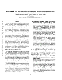 SqueezeNAS: Fast neural architecture search for faster semantic
  segmentation