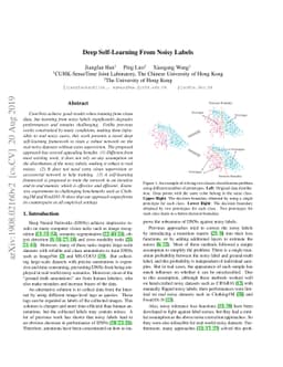 Deep Self-Learning From Noisy Labels