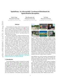 SpatialSense: An Adversarially Crowdsourced Benchmark for Spatial
  Relation Recognition
