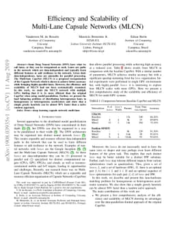 Efficiency and Scalability of Multi-Lane Capsule Networks (MLCN)