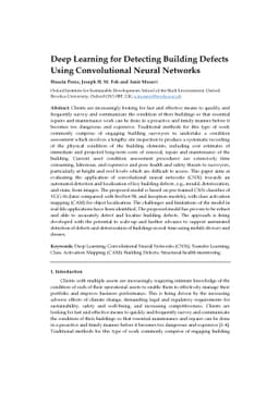 Deep Learning for Detecting Building Defects Using Convolutional Neural
  Networks