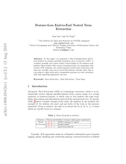 Feature-Less End-to-End Nested Term Extraction