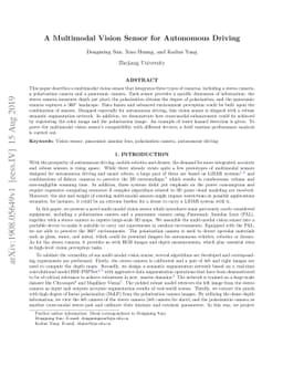 A Multimodal Vision Sensor for Autonomous Driving