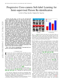 Progressive Cross-camera Soft-label Learning for Semi-supervised Person
  Re-identification