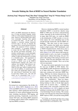 Towards Making the Most of BERT in Neural Machine Translation