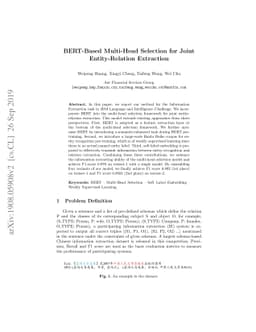 BERT-Based Multi-Head Selection for Joint Entity-Relation Extraction