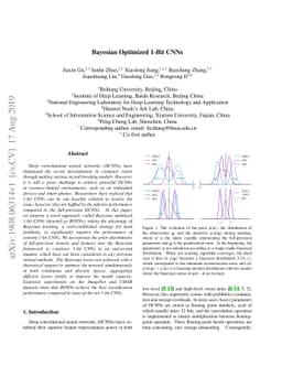 Bayesian Optimized 1-Bit CNNs