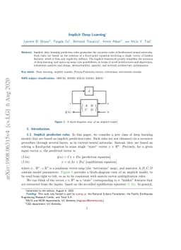 Implicit Deep Learning