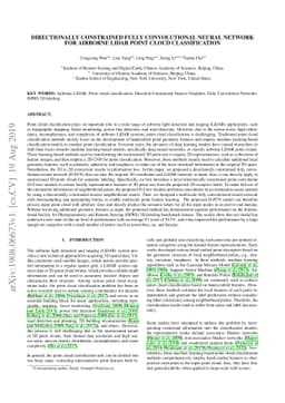 Directionally Constrained Fully Convolutional Neural Network For
  Airborne Lidar Point Cloud Classification