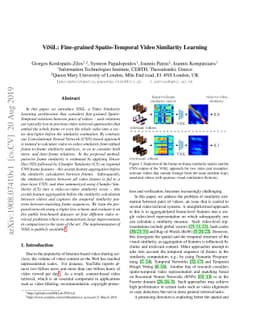 ViSiL: Fine-grained Spatio-Temporal Video Similarity Learning
