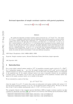 Extremal eigenvalues of sample covariance matrices with general
  population