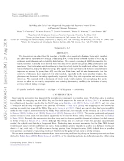 Modeling the Gaia Color-Magnitude Diagram with Bayesian Neural Flows to
  Constrain Distance Estimates