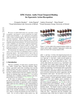 EPIC-Fusion: Audio-Visual Temporal Binding for Egocentric Action
  Recognition