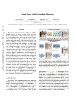 Single-Stage Multi-Person Pose Machines