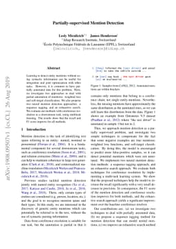 Partially-supervised Mention Detection