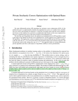 Private Stochastic Convex Optimization with Optimal Rates