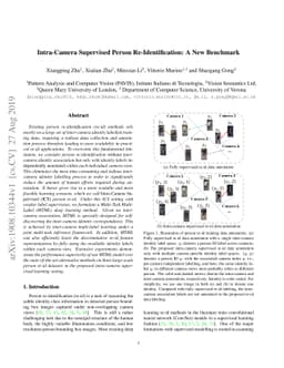 Intra-Camera Supervised Person Re-Identification: A New Benchmark