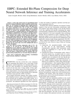 EBPC: Extended Bit-Plane Compression for Deep Neural Network Inference
  and Training Accelerators