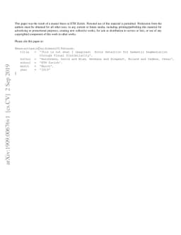 This is not what I imagined: Error Detection for Semantic Segmentation
  through Visual Dissimilarity