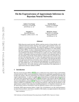 On the Expressiveness of Approximate Inference in Bayesian Neural
  Networks