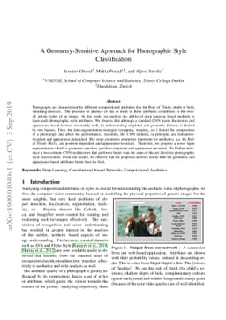 A Geometry-Sensitive Approach for Photographic Style Classification